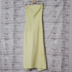 Good American Light Yellow Dress